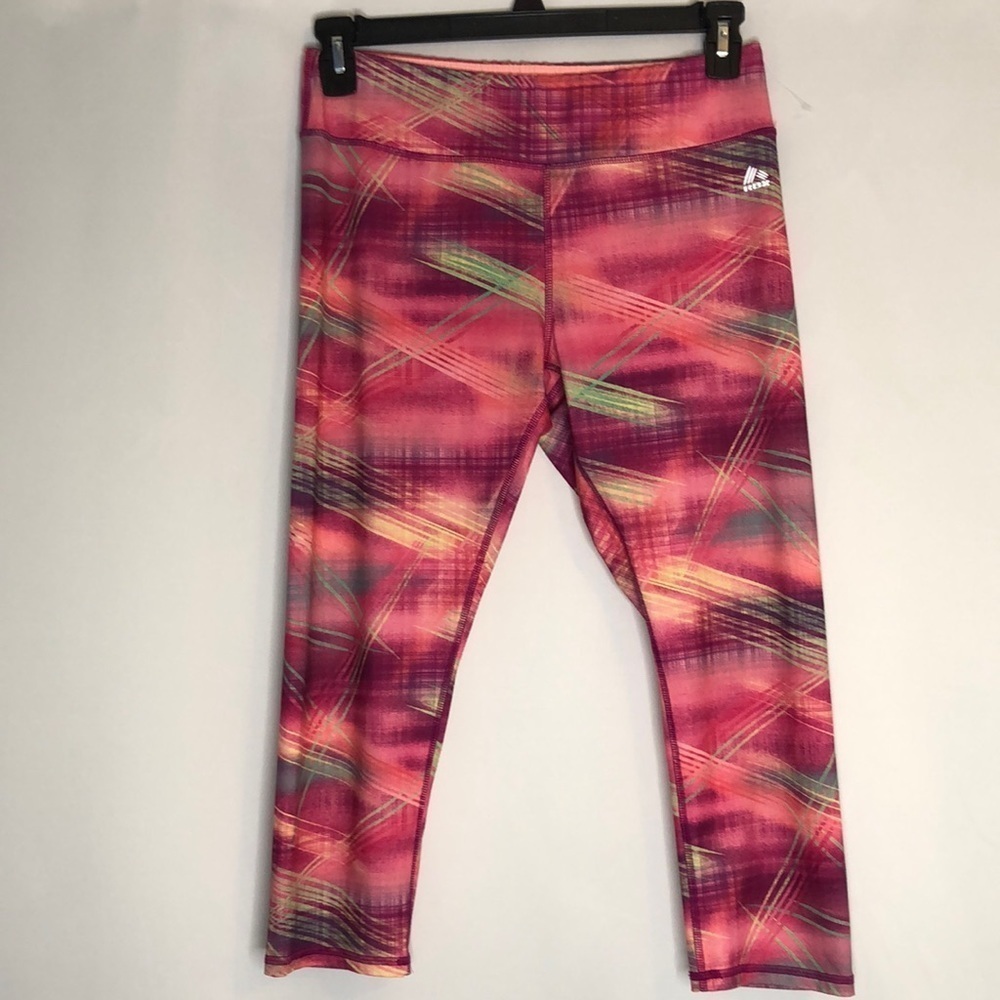 RBX Leggings Womens Multicolor Pants Athletic Work Out Lightweight Yoga Size L